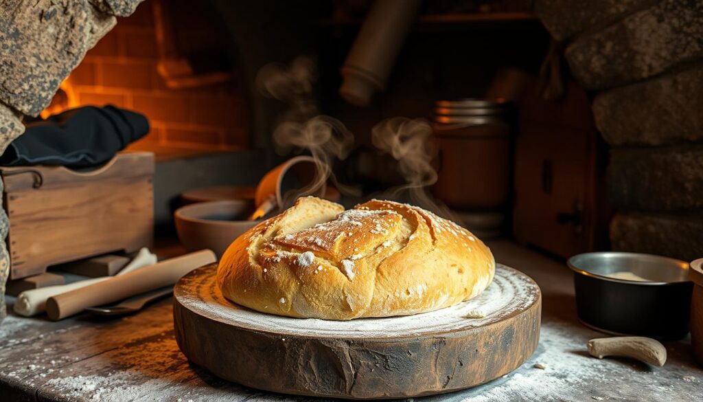 sourdough bread baking